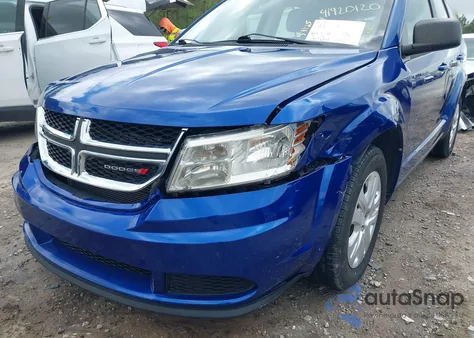 2015 Dodge Journey American Value Pkg from USA, damaged, VIN 3C4PDCAB0FT529867